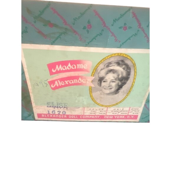 Vintage 1966 Madame Alexander Elise Bride Doll #1670 Original Box Estate Gown - Picture 6 of 7